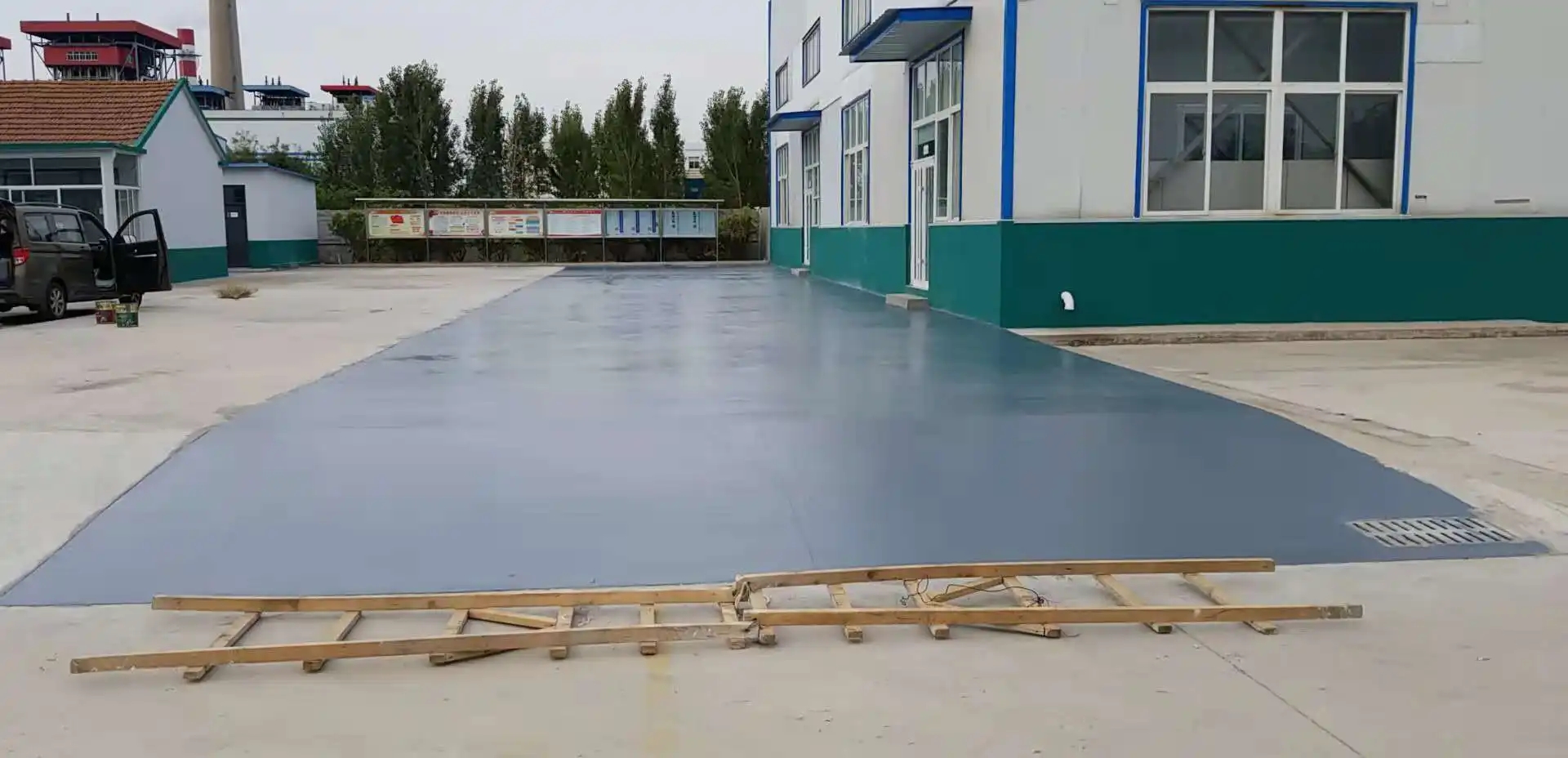 黔江车间厂房地坪漆修补翻新